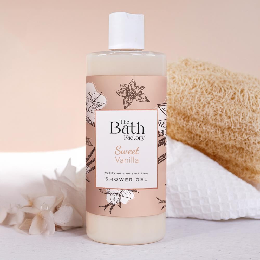 The Bath Factory Moisturizing and Nourishing Vanilla Shower Gel 400 ML