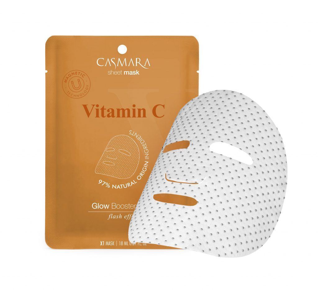 Casmara Vitamin C Sheet Mask 18ml - Glow Booster Mask