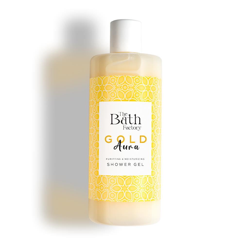 The Bath Factory Moisturizing and Nourishing Gold Aura Shower Gel 400 ML