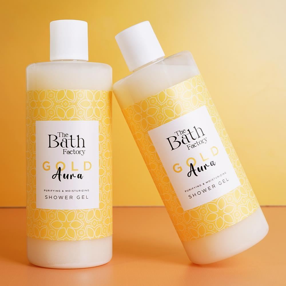 The Bath Factory Moisturizing and Nourishing Gold Aura Shower Gel 400 ML
